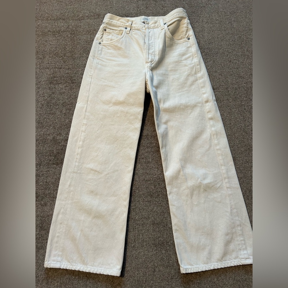 Citizens Of Humanity Gaucho Wide Leg Crop Jeans Marzipan 25